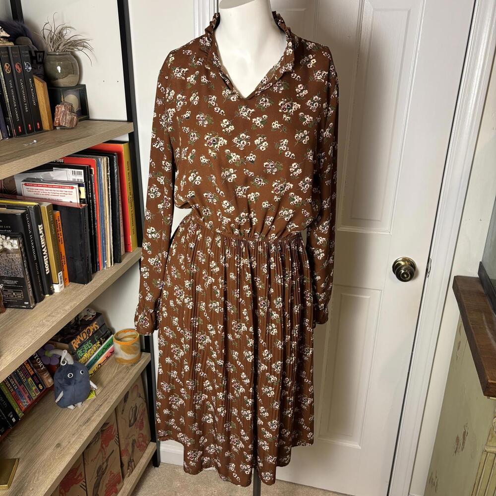 J-Fashion Floral Cottagecore Midi Dress